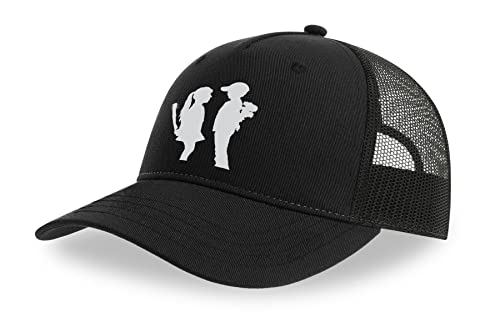 Casquette de camionneur Banksy en coton noir idéale pour la cour de récréation