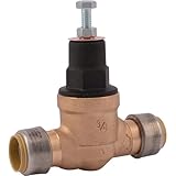 Cash Acme EB45 SharkBite Pressure Regulating Valve, Direct, 3/4 Inch Push to Connect, Poly Top, 45 PSI, 23808-0045