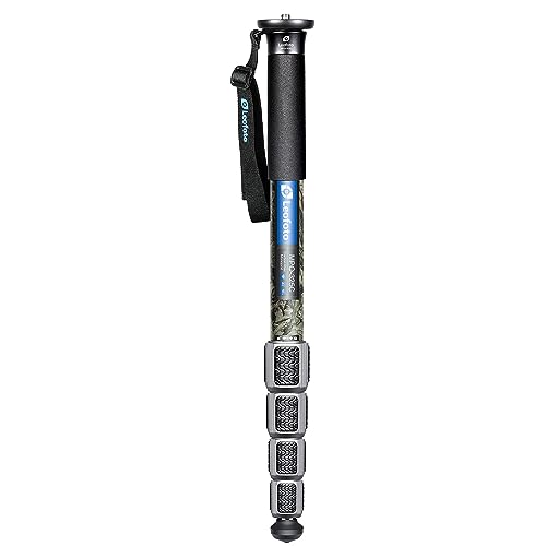Leofoto MPQ 325C   Monopod marino de fibra de carbono de 5 secciones con estuche/características Sistema actualizado de bloqueo de patas a prueba de agua (camuflaje)