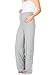 My Bump Women's Maternity Casual Bohemian Damask Palazzo Pants W/Tummy Control (Small,...