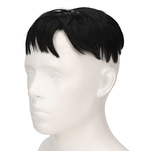Men Short Toupee Wigs - Handsome Comfortable Breathable Men Hair Topper Wig