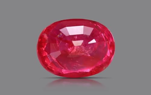 Rubí natural de 11,25 quilates para joyería personalizada gema ovalada Shree Jewelrs sin calentar 4