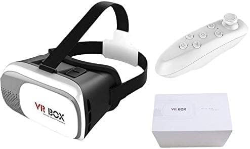 Image of HD Virtual Reality Headset w /Controller /Gamepad,VR Headsets for iPhone /Android,3D VR Glasses for TV, Movies & Video Games-VR Goggles Compatible with iOS, Android Phones (BG33)