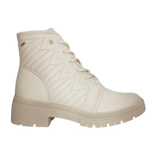 Bota Coturno Feminina Dakota Salto Baixo Tratorado Moda G9575 (Nude, BR, Adulto, Numérico, 36)