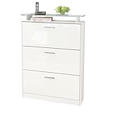 Frentes en blanco de alto brillo hechos de madera de densidad MDF