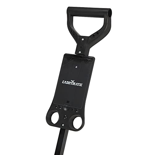 Caddymatic-I-TRAC-Carrito-DE-Golf-Plegable-DE-2-Ruedas-NegroRojo