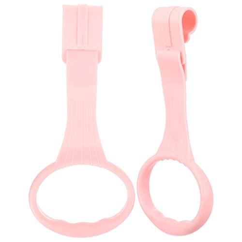 BESPORTBLE Nursery Bed Pull Ring Boys and Girls Walking Assistant Stand Ring Pink Crib Grabber