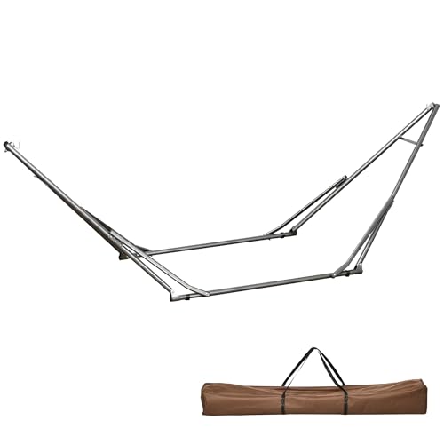 Outsunny Hängemattengestell für Hängematte, Faltbarer 2-in-1...