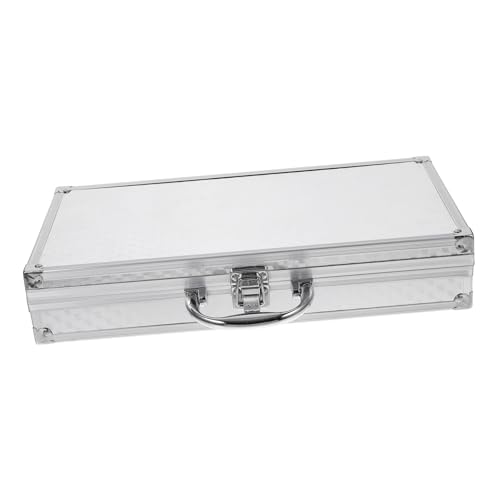 Aluminum Tool Box Hard Storage Case Portable Tool Cases for Men Metal Briefcase Lock
