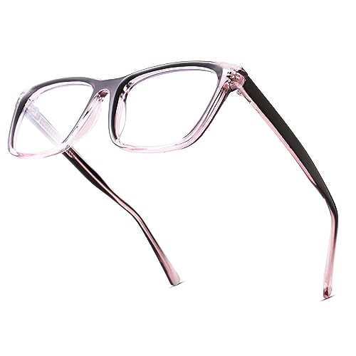 Image of Pro Acme Blue Light Blocking Glasses for Women Men Classic Square Frame Clear Lens Glasses for Computer