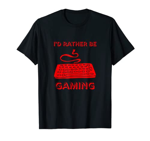 Retro Gamer Keyboard Gaming T-Shirt Regalo de cumpleaños Camiseta