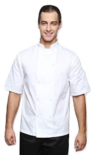 Veste de Chef Oregano Unisexe à Manches Courtes Blanc S Cover