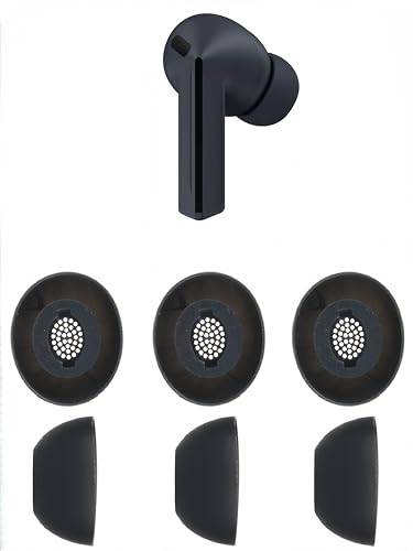 Image of Ear Tips for Galaxy Buds 3 FE Eartips Earbud(SM-R420),3Pairs Silicone Replacement Eartips with Dust Shield Compatible with Samsung Galaxy Buds 3 FE (2025) True Wireless Earbuds,Fits Charging Case