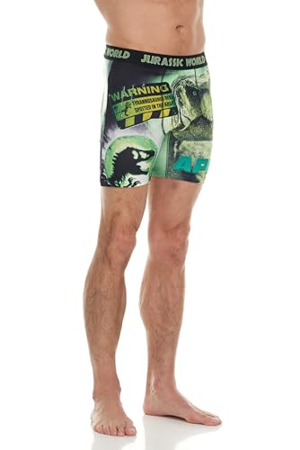Jurassic World Men's Boxer Briefs - No Fly, Anti-Chafing Stitching, Comfort Shaped/Cotton Lined Crotch4