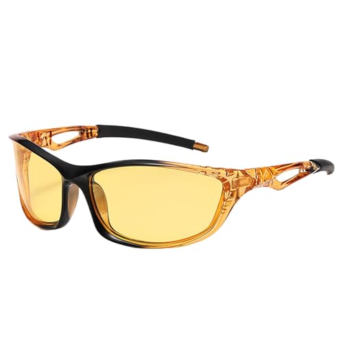 Genérico Gafas de sol de pesca para hombres - Gafas de sol polarizadas | Gafas de en ciclismo ajustable | Gafas de de conducción | Convender las gafas de deportivas para conducir el ciclismo de pes