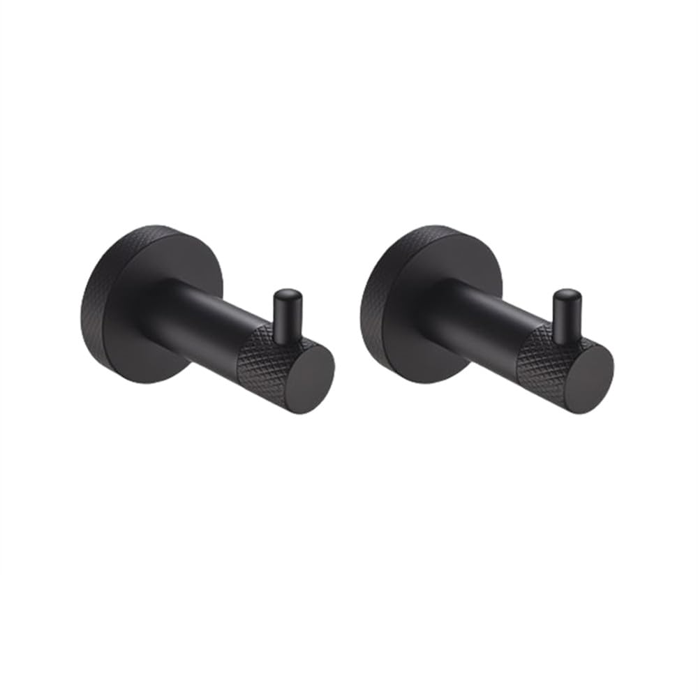 Accessoires de salle de bain chrome noir brossé or moleté 2PCS