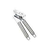 Klassischer Mehrzweck-Dosenöffner und Flaschenöffner for Bierkisten, Edelstahl-Schneidrad, Küchenhelfer