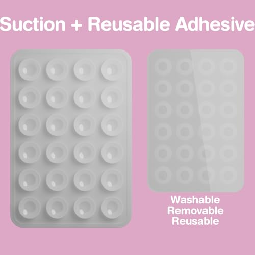 Support de téléphone réutilisable en silicone SEMBO avec ventouse - 2