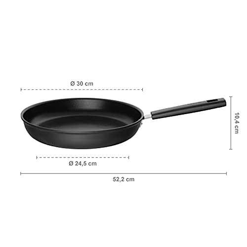 Fiskars-Frying-Pan-dia-30-cm-Suitable-for-all-types-of-hobs-Aluminiumplastic-Scratch-resistant-Non-stick-coating-Hard-Face-Black-O