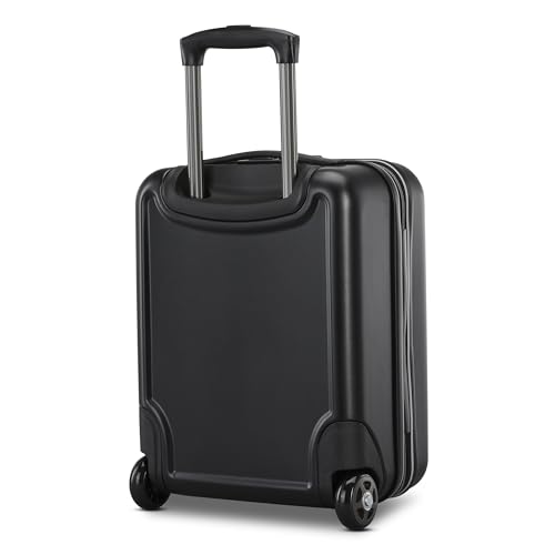 American Tourister Fathead Underseater Carry-On Luggage - Airline Approved - Customize with Favorite Sports or Character Decal - Durable ABS Hardshell - RightHeight™ Adjustable Handle - Black by American Tourister - Used condition - Image 3
