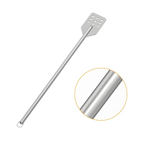 42" Stainless Steel Stiring Paddle With Comfortable Rounded Handle Great For Stiring, Home Brewing, Turkey Fryer Stiring -No Sharp Edges #TOP4