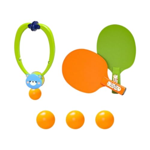 kowaku Dispositivo de Tenis de Mesa para Entrenamiento en Casa, Juguete para Interacción Familiar, Verde