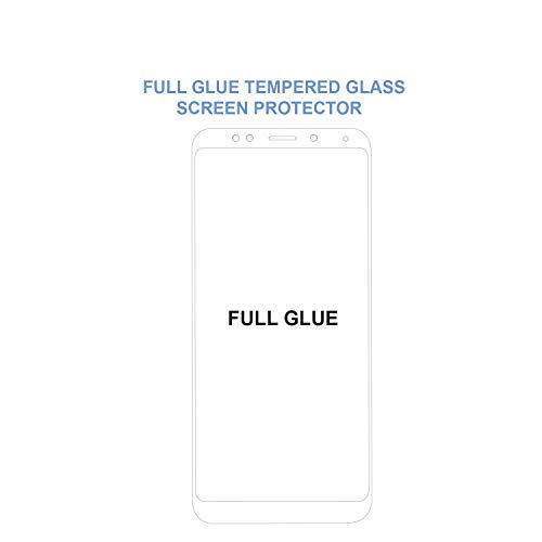 Image of Dashmesh Shopping� 3D Tempered Glass ShatterProof (Full Body Glue) (Edge to Edge) Screen Protector for Xiaomi Redmi 5A (White)