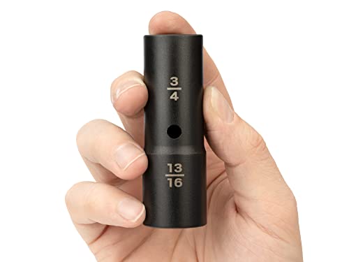 Image of TEKTON 1 /2 Inch Drive 3 /4 x 13 /16 Inch Impact Flip Socket | SIF20708