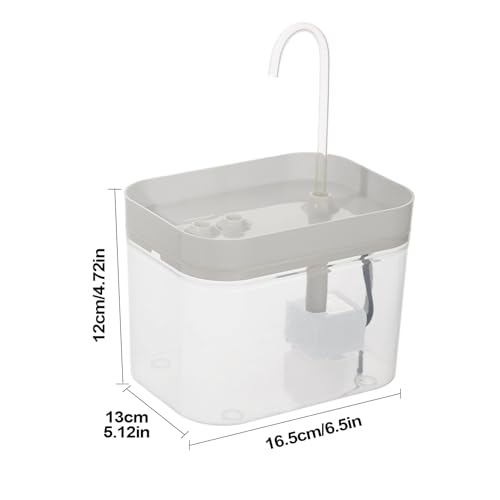 Fuente de Agua para Gatos 1.5L Dispensador Automático miniatura 2