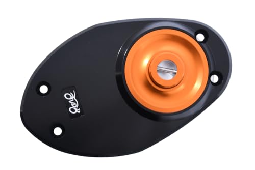 Tapón de depósito de gasolina rápido 1/4 con llave para Ducati SBK 749 y 999 en color naranja