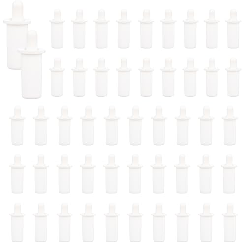 50 PCS Plantation Shutter Repair Kit, White Plantation Shutter Pins Fasteners, Replacement Spring Loaded Repair Tools Supplies Plantation Shutters for Windows Inside