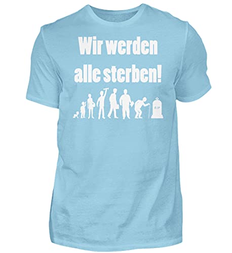T-Shirt Homme Bleu Large pour Exprimer votre Philosophie