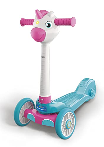 Clementoni - 17749 - Baby Unicorn Push Scooter, Monopattino Bambina 2 Anni con 3 Ruote, Gioco da...