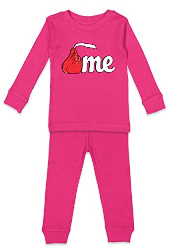 Haase Unlimited Kiss Me - Candy Chocolate Valentine Kids Shirt & Pants Set