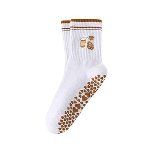 WATERBELINE Calcetines atléticos antideslizantes para pilates, con agarre de silicona, para gimnasio, entrenamiento, con puntera completa, para evitar el tobillo