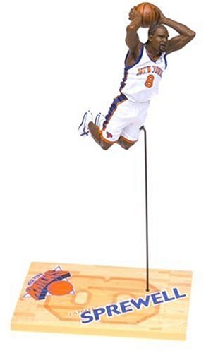 T M P Intl NBA Series 3 Figure: Latrell Sprewell with White Jersey