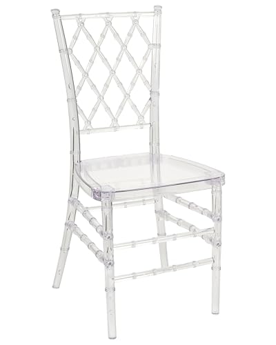 Set 2 Chaises Transparentes en Plastique Design Chic et Glamour Tendance pour Salle à Manger et...