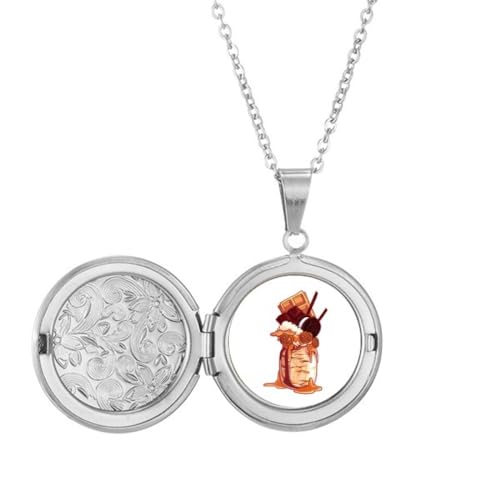 Médaillon à suspendre Biscuit Chote cadeau souvenir poétique