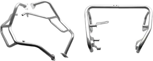 Crash bars BMW F800GS F700GS F650GS kit complet de protection moteur argent pour moto de 2008 à 2018