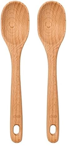 OXO Good Grips Wooden Small Spoon, Brown (Pack of 2)