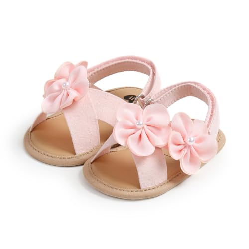 Image of Infant Baby Girls Boys Summer Sandals Premium Unisex Non Slip Rubber Soft Sole Breathable Toddler First Walker Outdoor Beach Shoes