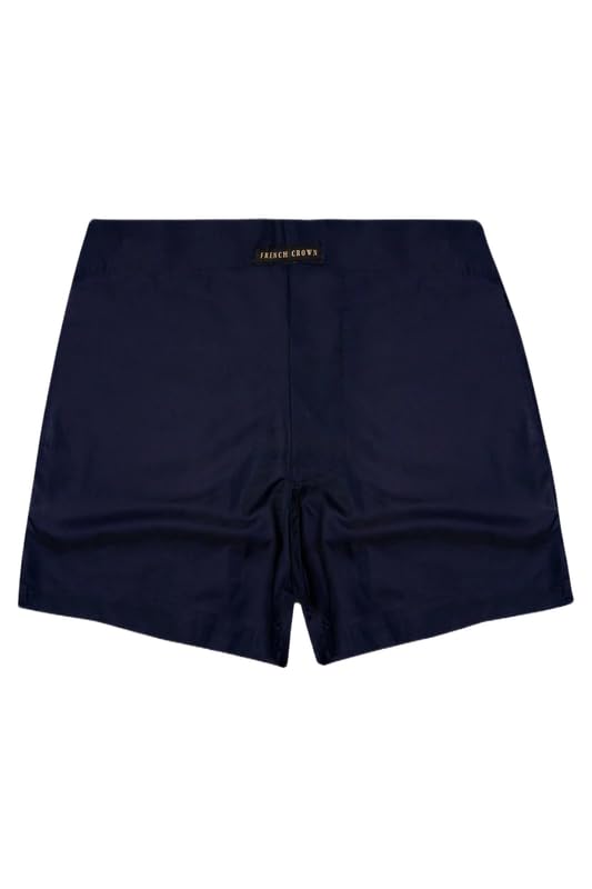 french crown Fierzo-Vulcan Blue Solid Twill Premium Giza Cotton Boxer-picture-31