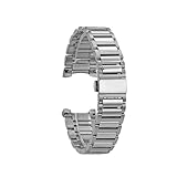 BEUAOCK Compatibile con Longines Conquest L3.830.4 cinturino in acciaio inossidabile cinturino in metallo solido da uomo cinturino con estremità curva da 21 mm for quadrante da 41 mm
