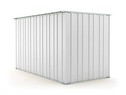 Casetta Da Giardino Notek In Acciaio Zincato - 1.75x3.07m X H1.82m - 5.4 M² Con Finitura Legno - Foto 5