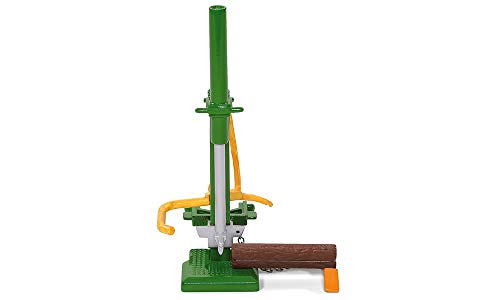 siku 2468, Holzspalter, 1:32, Metall/Kunststoff, Grün, Inkl. 10 Kunststoff-Baumstämme – Bild 4