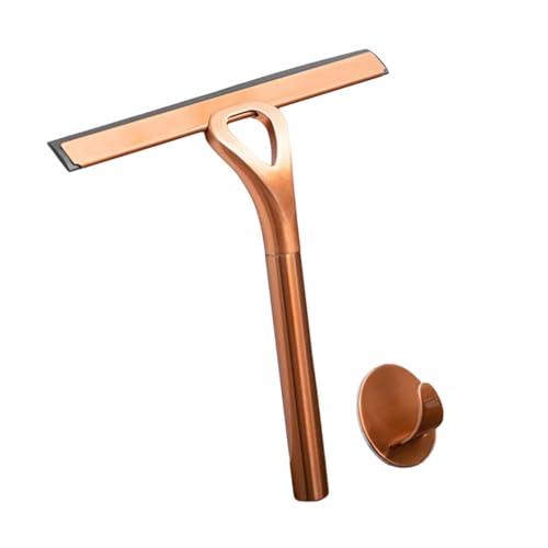 Laikoutd Professional Glass Tool Heavy Dutys Stainless Steels Squeegee for Kitchen Window Shower Door Multiple Surfaces Two Function Glass Scrubbers and Squeegee