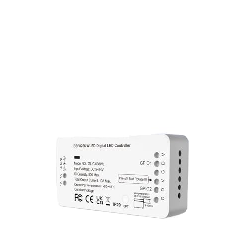 Solución para control de tiras LED WLED DC5-24V con IC 800 4