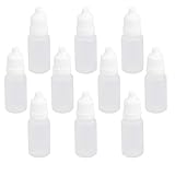 10pz 10ml plastica bottiglie vuote contagocce comprimibili per collirio laboratorio liquido