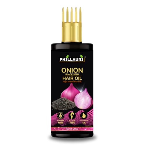 Phillauri Anti Hair Fall Express Spa Range Hair Care Set: Onion Oil for Hair Growth, Shampoo de Cebolla , Onion Conditioner, Champu de Cebolla y Romero con Biotina