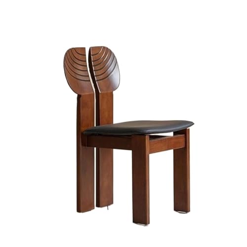 SLOQYNAPU Silla de Madera Maciza Vintage de Lujo, Ligera, de Gama Alta, con Respaldo, diseño de Ocio, Comedor, hogar, Moderno y Sencillo(Style-2)